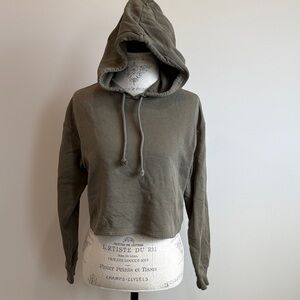 Divided Olive Green Hoodie